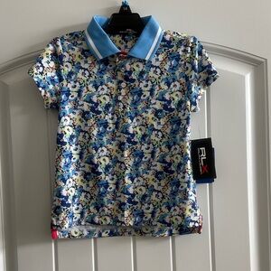 RLX Ralph Lauren Kids Multicolor Floral Polo Shirt